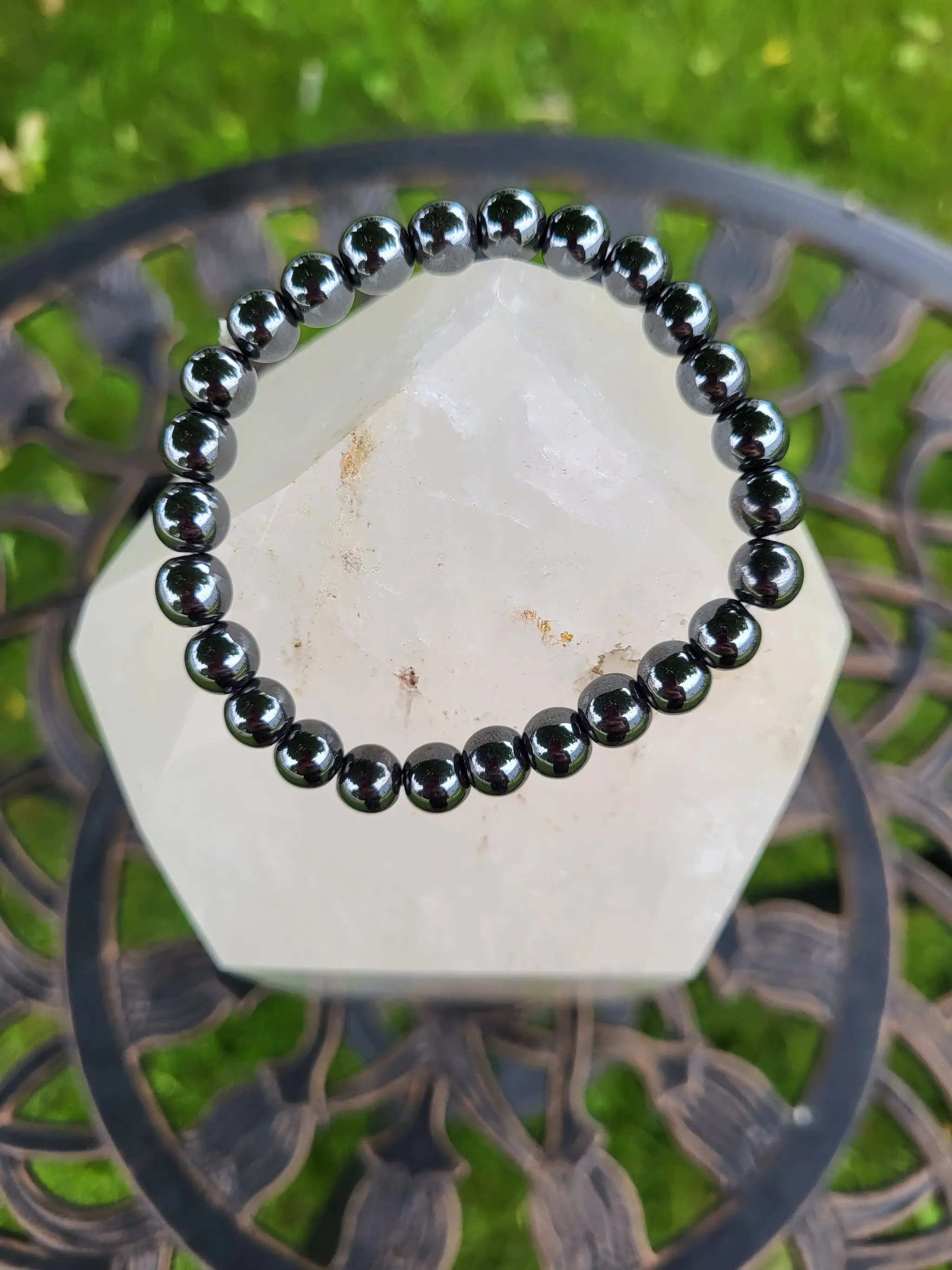Hematite Elastic Bracelet
