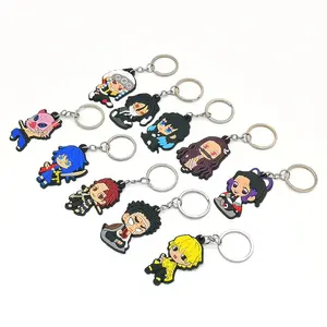 Chibi Slayer Squad: Demon Slayer PVC Keychains!