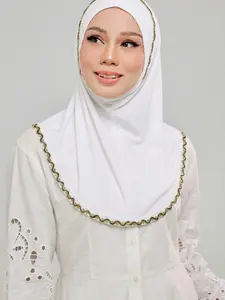 Premium Jersey Hijab Scarf, Easy-Wear Lazy Style Headscarf, Soft & Breathable Fabric, Perfect for Daily Wear, Women's Fashion Accessory, Modest Hijab