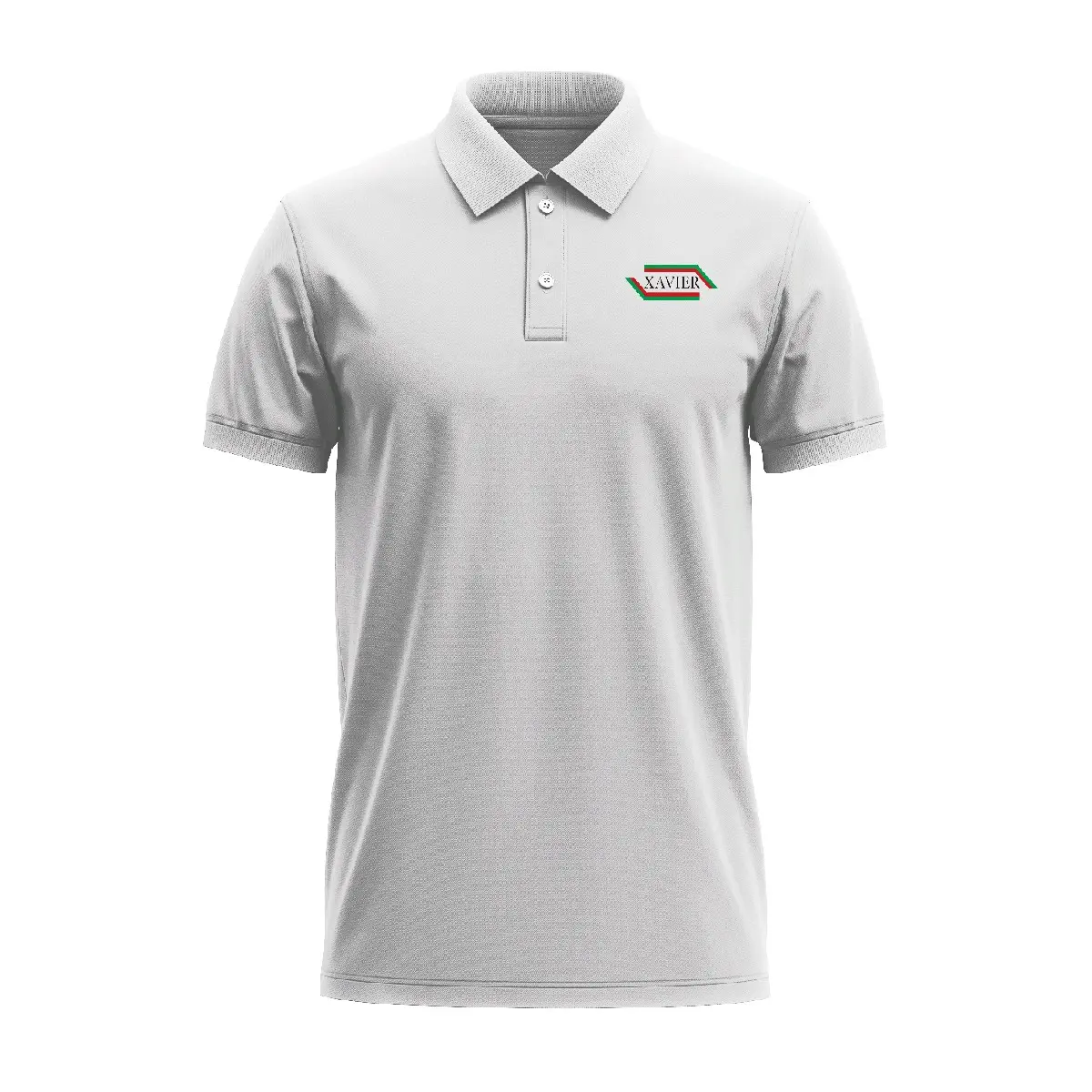 Xavier logo polo golf shirts