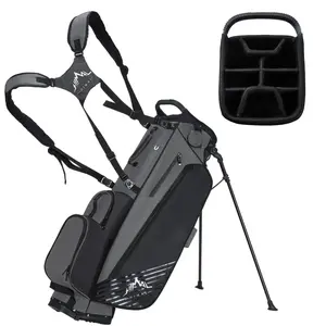 UNIHIMAL Golf Stand Bag with 8 Way Top Dividers, Golf Bags for Men Women, Lightweight Club Bags with Multiple Pockets, Dual Straps