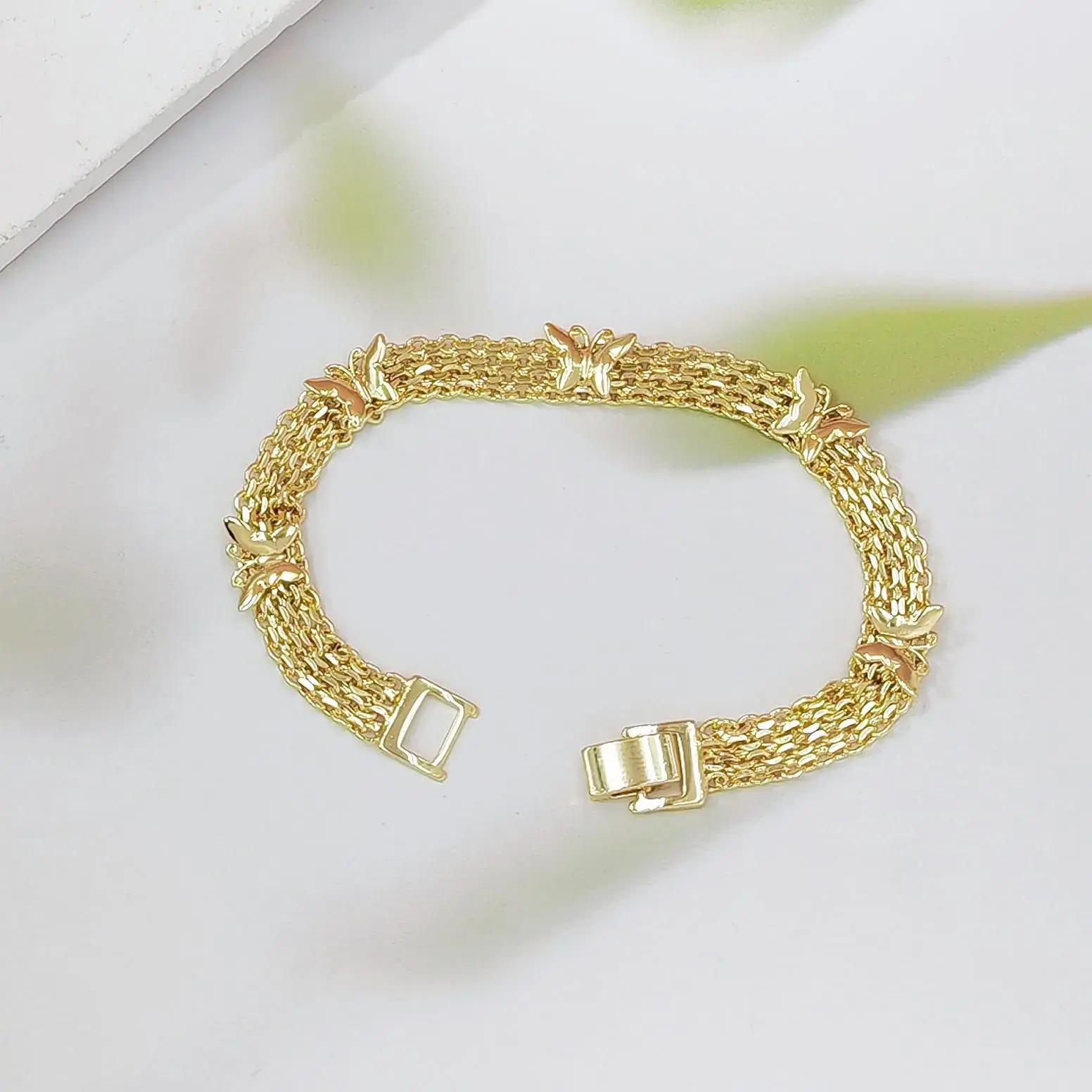 Gold Alloy Butterfly Bangle Bracelet - DIY Bag Accessory, Elegant Friendship Jewelry Gift for Besties, Versatile Daily Wear Jewelry Gifts, Butterfly Bracelet, Charming Butterfly Design tiktokshopbacktoschool