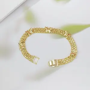Butterfly Bracelet Bestie Gift SpringStatements Charming Design Versatile Wear Gold Alloy Perfect for Bestfriends as Gift Idea