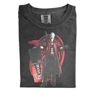 Devil May Cry Dante Comfort Color Shirt, Dante Character Shirt, Axe Boost Shirt, Gaming Shirt, Action Video Game Shirt, Retro Gaming Shirt