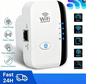 2026 New Wireless WiFi Repeater 802.11N High Speed WiFi Range Extender Signal Booster Home Network Amplifier Device