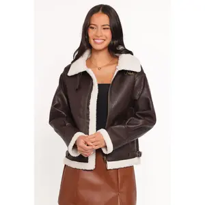 Baxter Shearling Lined Jacket - Brown Baxter Shearling Lined Jacket - Brown