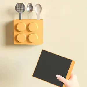 Magnetic Storage Box for Side Of Refrigerator, 1 Count Kitchen Storage Rack, Home Organizer for Kitchen, Home Supplies, Fridge Magnet, Higher End Fridge Magnets
