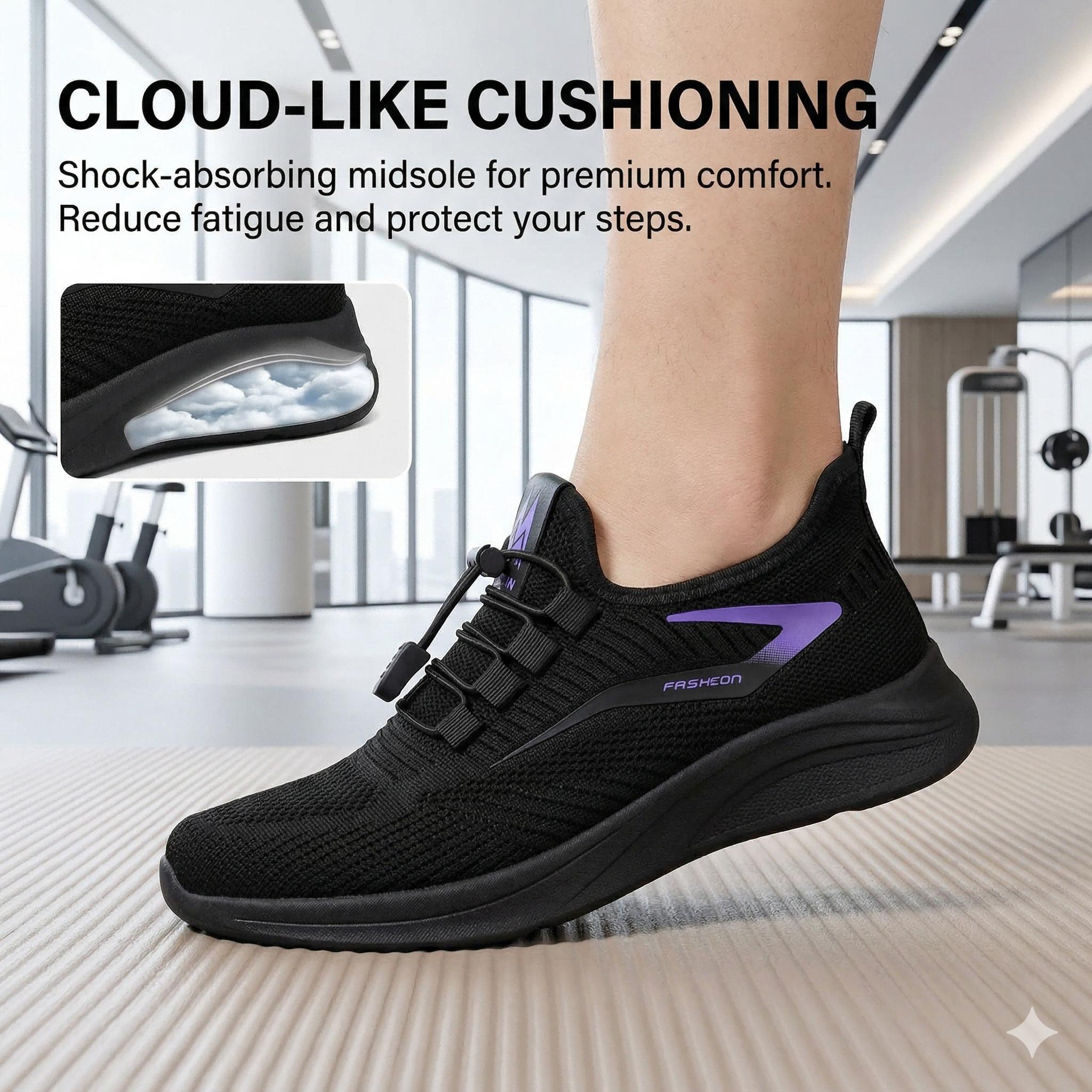 Stop Hot Feet! Performance Mesh Active Sneakers | Hyper-Cool & Ultralight Design.