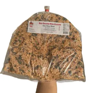 Crisp Onion Fishsauce Rice Craker 500g/bag - Cơm cháy đáy nồi mắm hành 500g/túi Snack Crispy