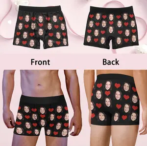 Father's Day Gift Custom boxers with picture Custom underwear with face Personalized photo on underwear Custom boxer brief