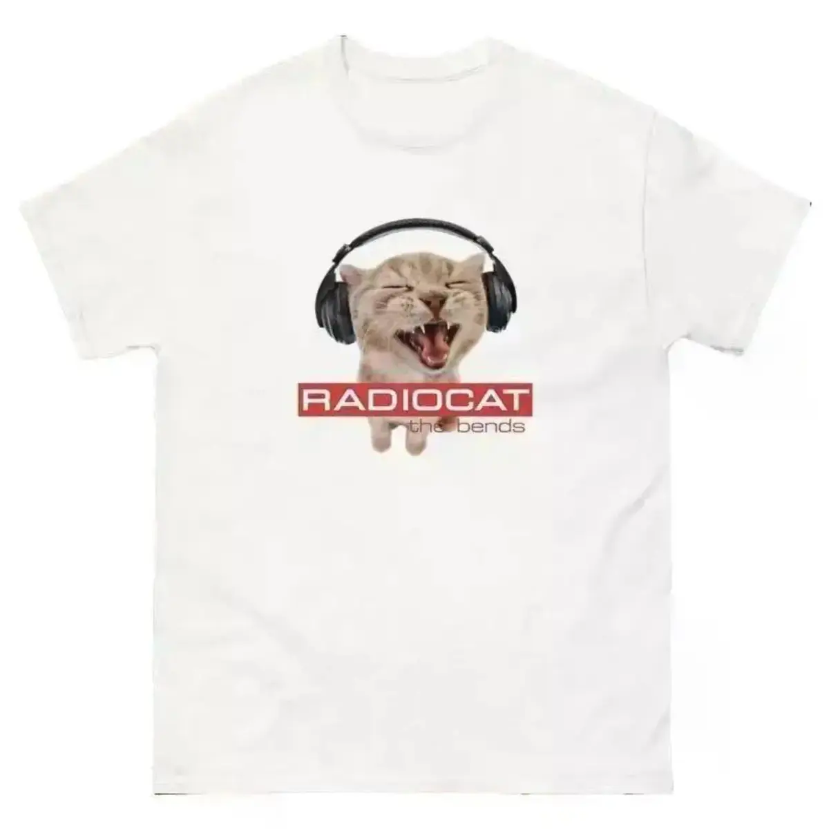 Unisex Boxy Fit Heavyweight Tee RADIOCAT The Bends Retro Unisex Graphic Tee Streetwear Aesthetic Unisex T-shirts S-5XL