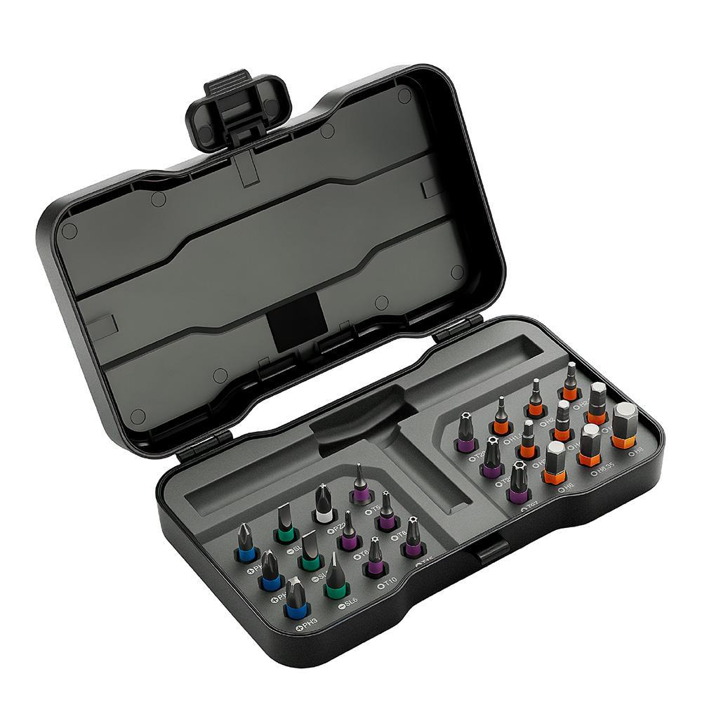 24 in 1 DIY Screwdriver Set, Switchable Shape Magnetic Screwdriver, Compact & Portable Ratchet Screwdriver Kit, Home Repair Tool Box for Daily Maintenance