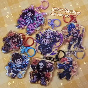 Overwatch Pixel Keychains