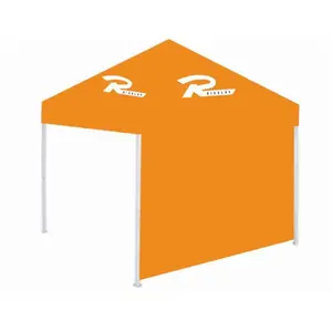 212 MAIN Outdoor Canopy Sidewall - Light Orange, Canopy Tent Accessory for Tailgate Shade, Ideal for Rivalry Events, Appalachian State Gatherings
