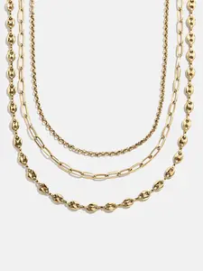 Taylor Waterproof Necklace Set - Gold