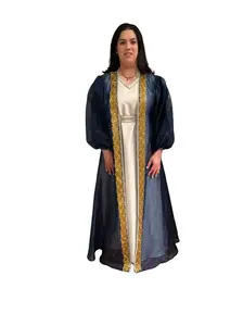 Shireen Kuftan - Traditional Women's Embroidered Caftan, Graceful & Modest Design, Versatile Addition for Any Occasion