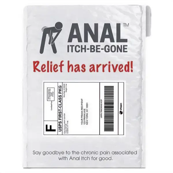 Itch Be Gone Mail Prank - Hilarious Prank Mail for a Friend - Funny Father's Day Card, Perfect Birthday Gift, April Fools Day or Boomf Card Gag Gift