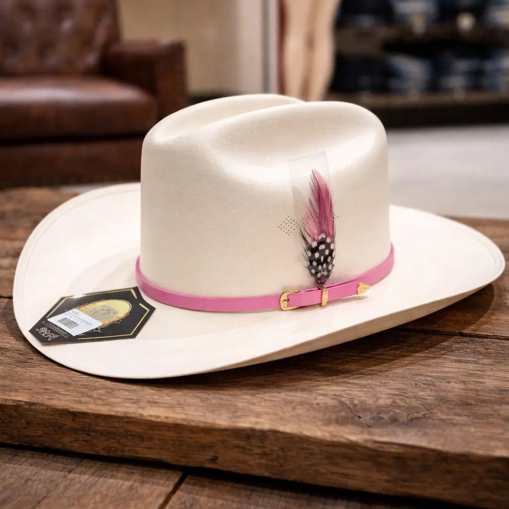 Sombrero 100X Virgen White Diamond Classic Hat High Quality Hat, Sombrero Hats, Graphic Detailing Hats Style Culture