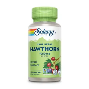 Solaray Hawthorn Berry Dietary Supplement, 1050mg Healthcare Nutritional Supplement