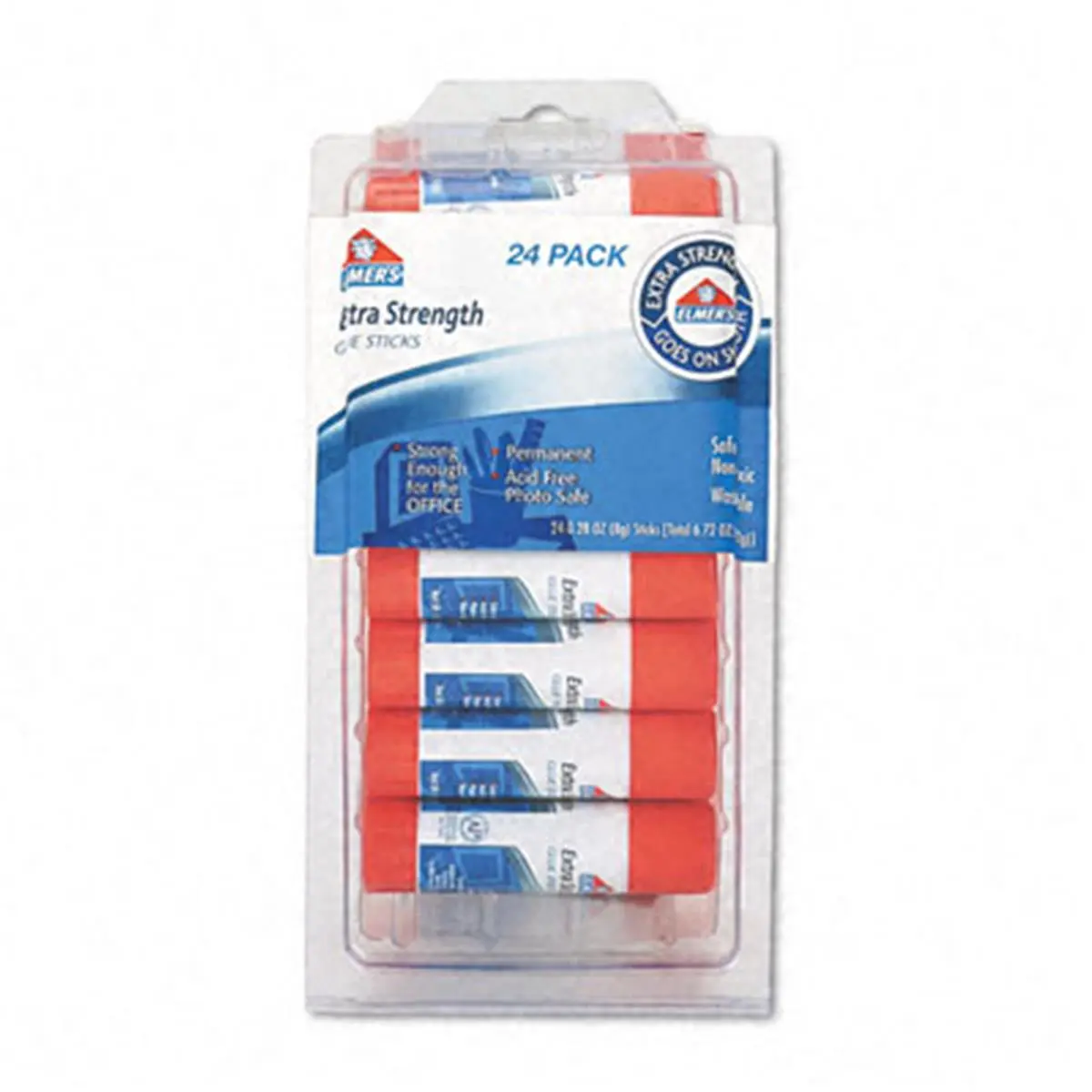 212 MAIN Extra-Strength Square Glue Stick (0.28oz) - Tools & Hardware Adhesives, Tapes & Sealers with Fast Bond, Long-Lasting Permanent Hold, Acid-Free, Nontoxic, Photo-Safe Adhesive