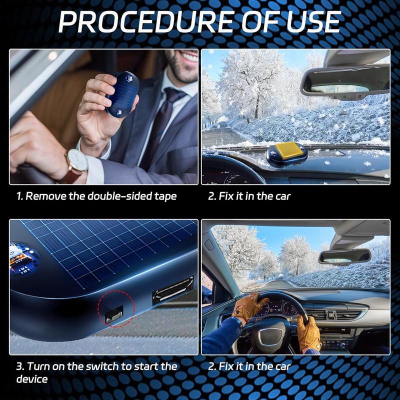 1Pcs2026 New Solar Anti-FreezeCarDevice