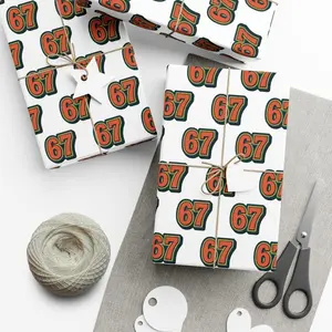 67 Meme Wrapping Paper Funny Gift Wrap for Birthdays, Holidays & Parties
