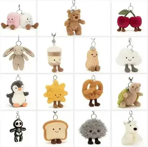Jellycat Mini Plush Bag Charm – Soft Cute Keychain Toy, Trendy Purse Accessory 2026