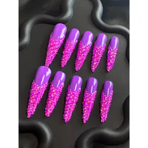 bedazzled kitQuick nails for handymen (and handyladies)acrylic handmade press,handmade acrylic nails