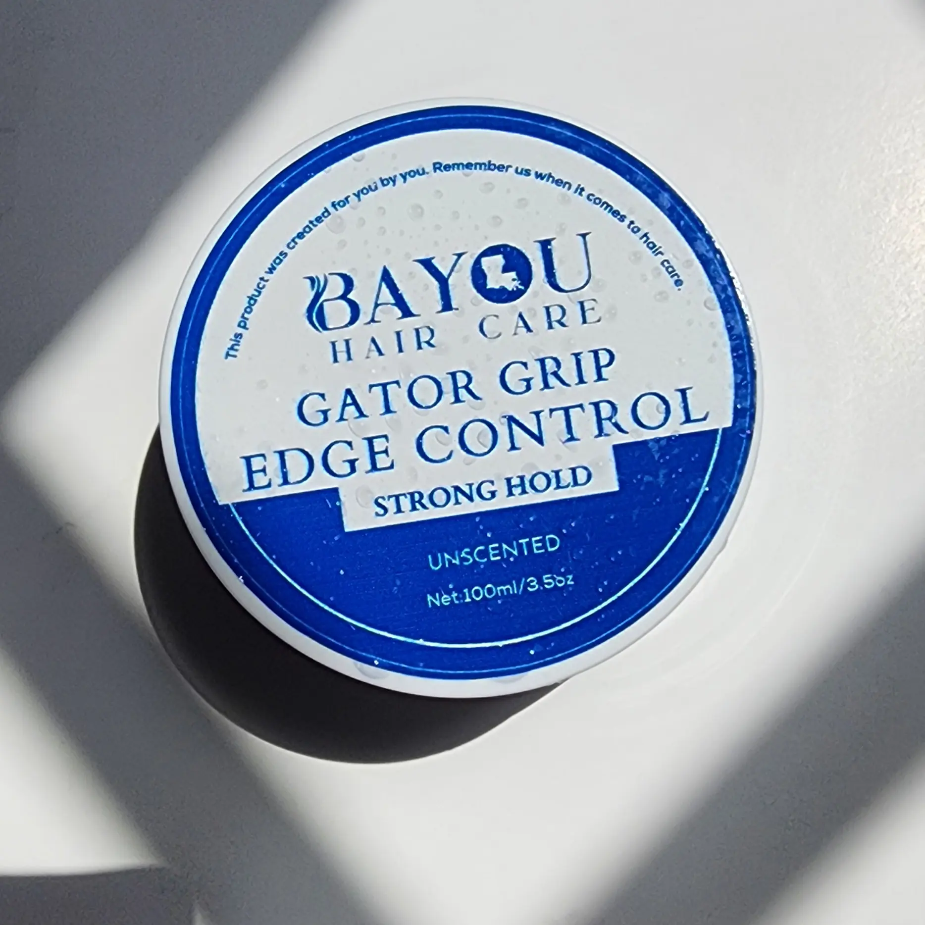 Gator Grip Edge Control – Unsented Strong Hold, Flawless Finish Hair Gel, Haircare, Lightweight