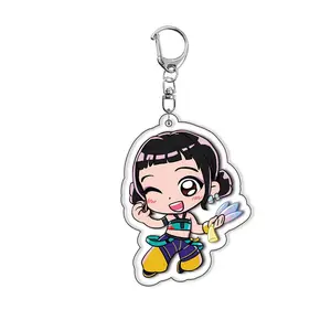 Acrylic Keychain for Witcher Girl Group, Rummi Mira Zoy Anime Merchandise, Backpack Charm, Layered Design, Perfect Gift