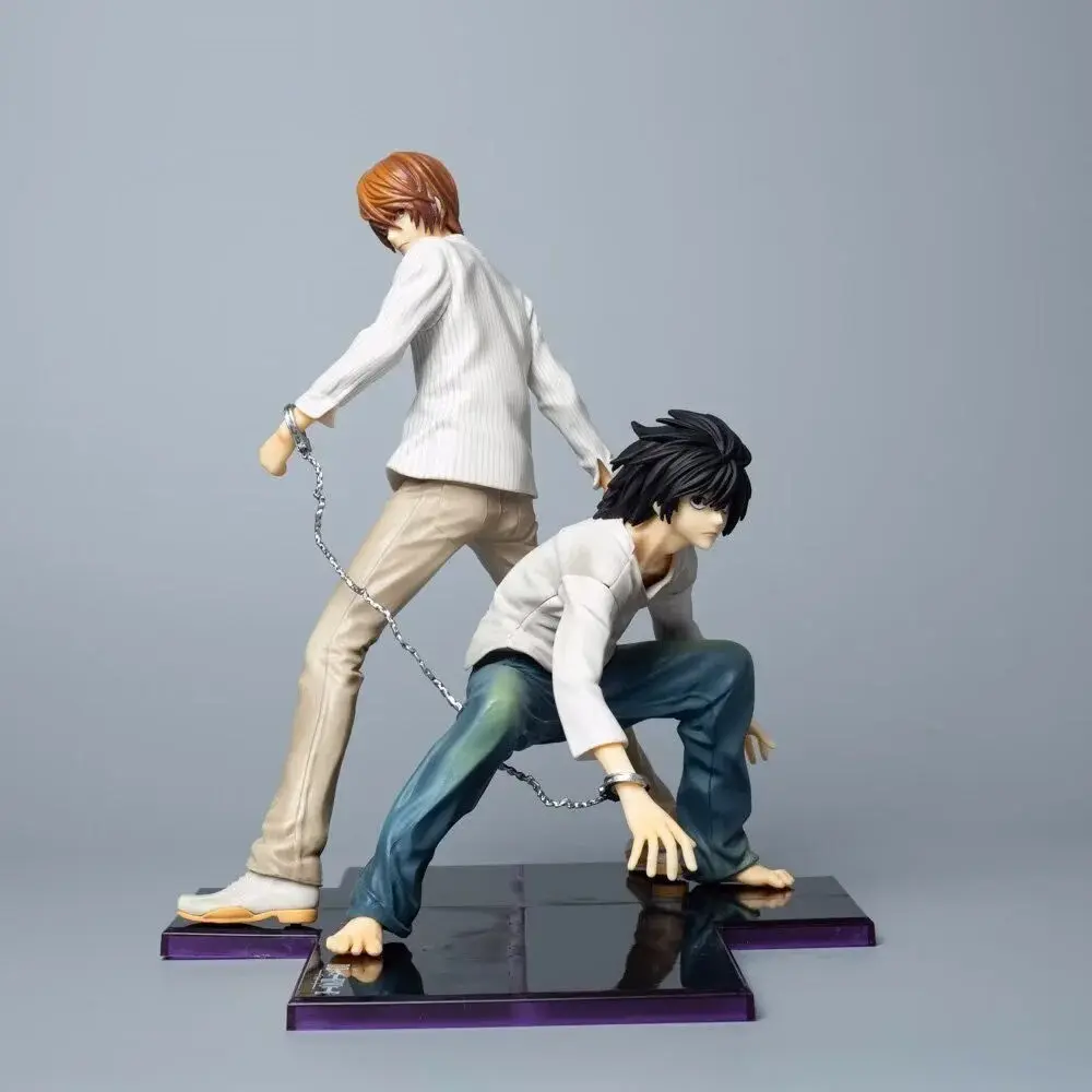 Death Note Light Yagami L Lawliet PVC Anime Figure Collectible Set