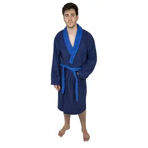 SKYLINEWEARS Mens Terry Cotton Bathrobe Toweling Dressing Gown Robe