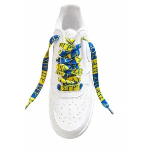 Sigma Gamma Rho Sorority Shoe Laces Royal Blue Gold  125x1.2cm