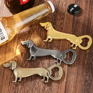 Golden Retriever Shaped Dachshund Beer Opener, Fun Bottle Opener for Home Kitchen Restaurant Bar, Perfect Christmas Gift
