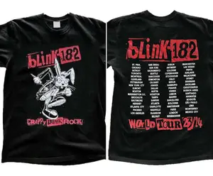 Blink-182 World Tour 2023 Shirt, Blink 182 T Shirt, Blink 182 Tee, Vintage Blink 182 Shirt, Blink 182 Band Tee, Blink 182 Rock Shirt