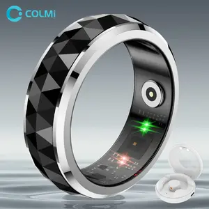 COLMI R11 Smart Ring Rotatable Design IP68 Waterproof Rechargeable Waterproof Smart Ring, Dual-interaction Smart Ring, Comfortable to Wear Fitness Tracker for Men & Women