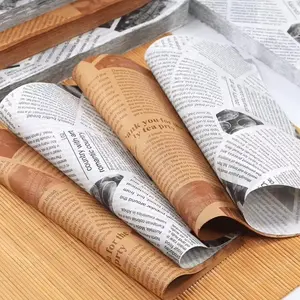 50pcs American-Style Greaseproof Paper Oil-Absorbing Paper Food Pads for Fried Snacks Fried Chicken Barbecue Baking Trays Baking Utensils