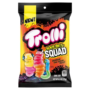 Trolli Sour Brite Squad Gummy Candy – 6.3 oz Bag