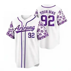 ARIRANG Kpop Idol Jersey, Custom Fan Concert Shirt, Baseball & Basketball Style Jersey, Unisex Streetwear Merch, Music Lover Gift, Kpop Fan Apparel