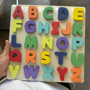 Educational Posters Extra large numeric alphabets teach 26 English letters, which can be used to learn word splicing, 1-20 numbers addition, subtraction, multiplication and division learning, three-dimensional puzzle number shape letter puzzle