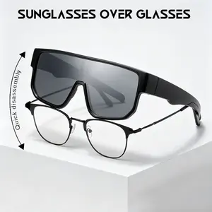 UV protection Sport Sunglasses Over Glasses Classics Retro Square Outdoor Travel Cycling Essential for Men Women