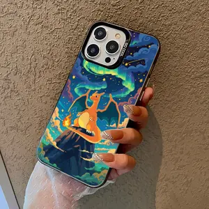 Cute Anime Charizard Phone Case stylish smartphone phonecases for iPhone 17 16 15 14 13 12 11 Pro/ Max/Plus shock-proof anti-fingerprint Anti Fall Matte Back Cover