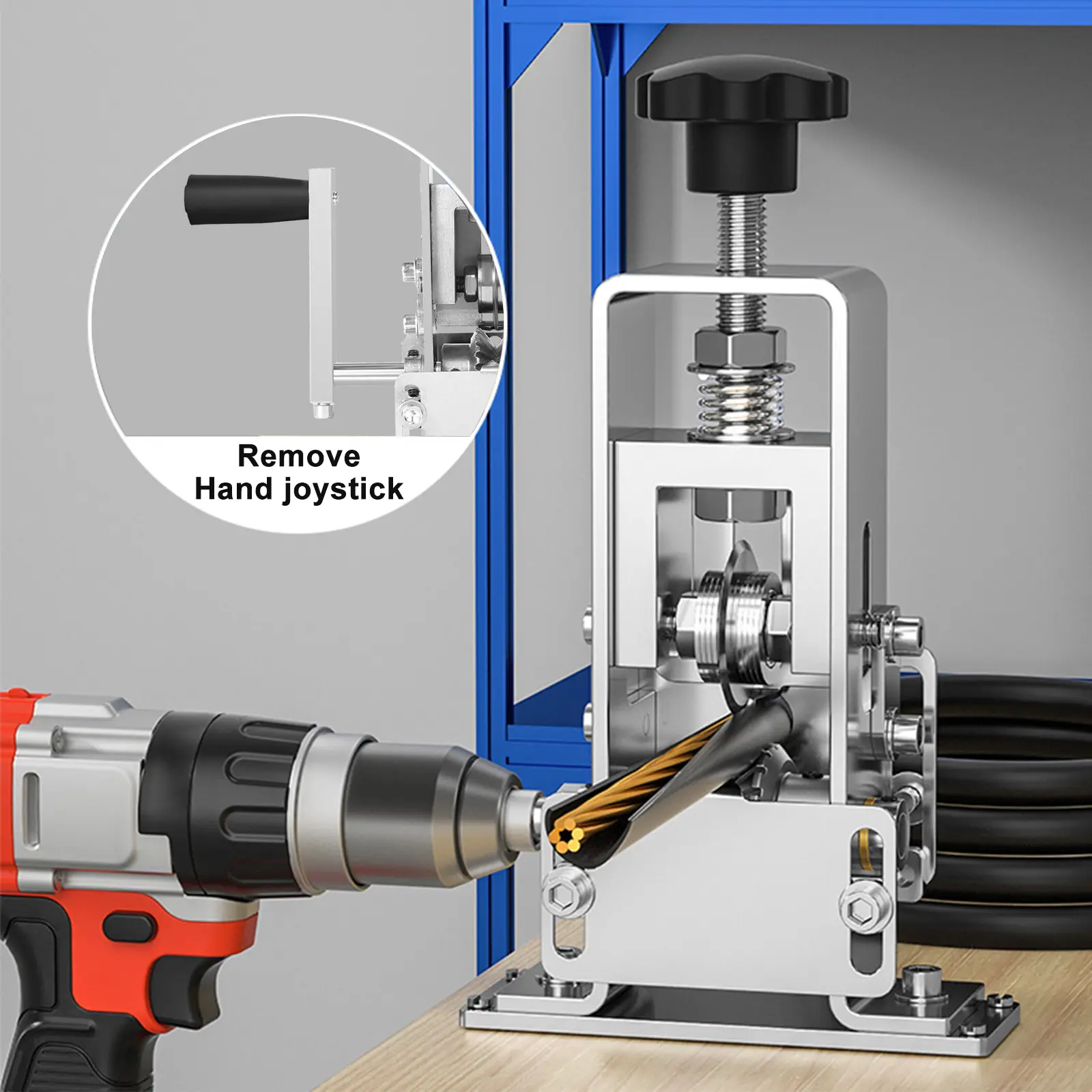 Adjustable Electric Wire Stripping Machine Drill Power Copper Wire Peeler Manual Cable Stripper