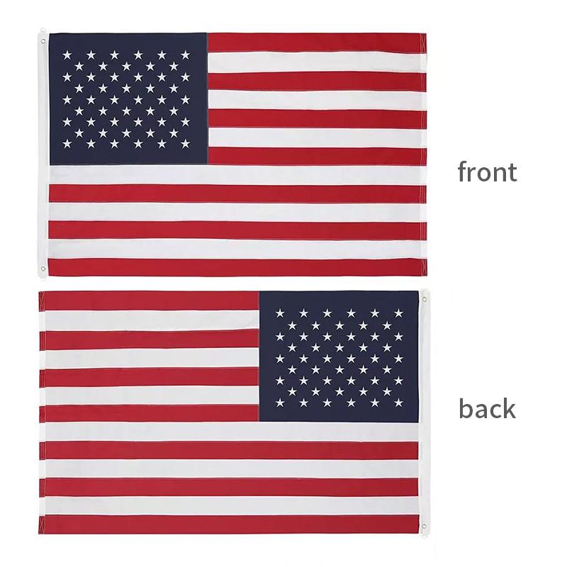 Premium 3x5ft American Flag USA Waterproof Outdoor Banner for Patriotic Display Durable Polyester UV Resistant Fade Resistant Colors