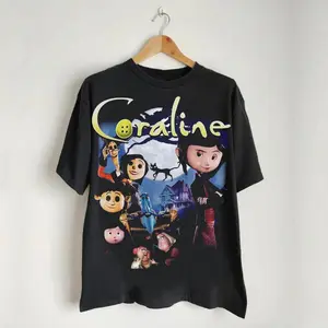 Vintage Coraline T-Shirt, Horror Coraline Tee, Coraline Doll Shirt, Coraline Jones Halloween Shirt W2F