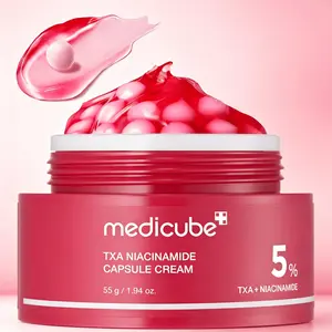 Medicube TXA Niacinamide 5% Capsule Cream, Oil Control Brightening Moisturizer for Oily Acne Prone Skin to Clear Uneven Pigmentation
