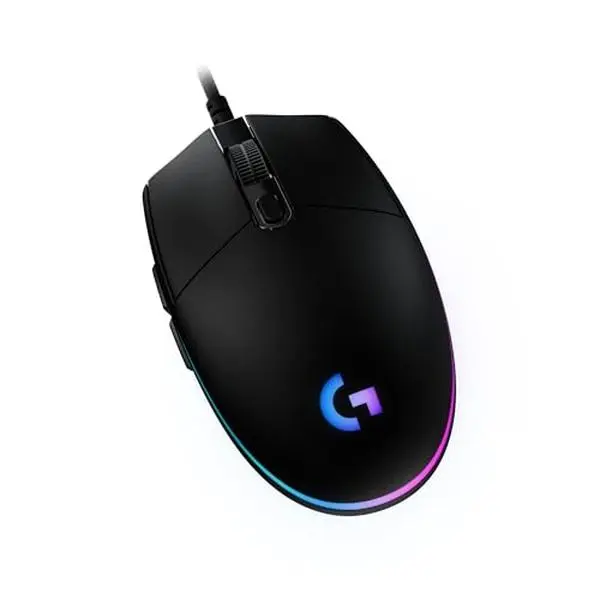 Logitech G203 Wired Gaming Mouse, 8,000 DPI, Rainbow Optical Effect LIGHTSYNC RGB, 6 Programmable Buttons