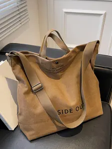 Niche design fashion  simple leisure and versatile one-shoulder messenger bag, personalized leisure classic one-shoulder underarm bag, retro commuter one-shoulder messenger bag suitable for daily travel, shopping and so on, Canvas Bag