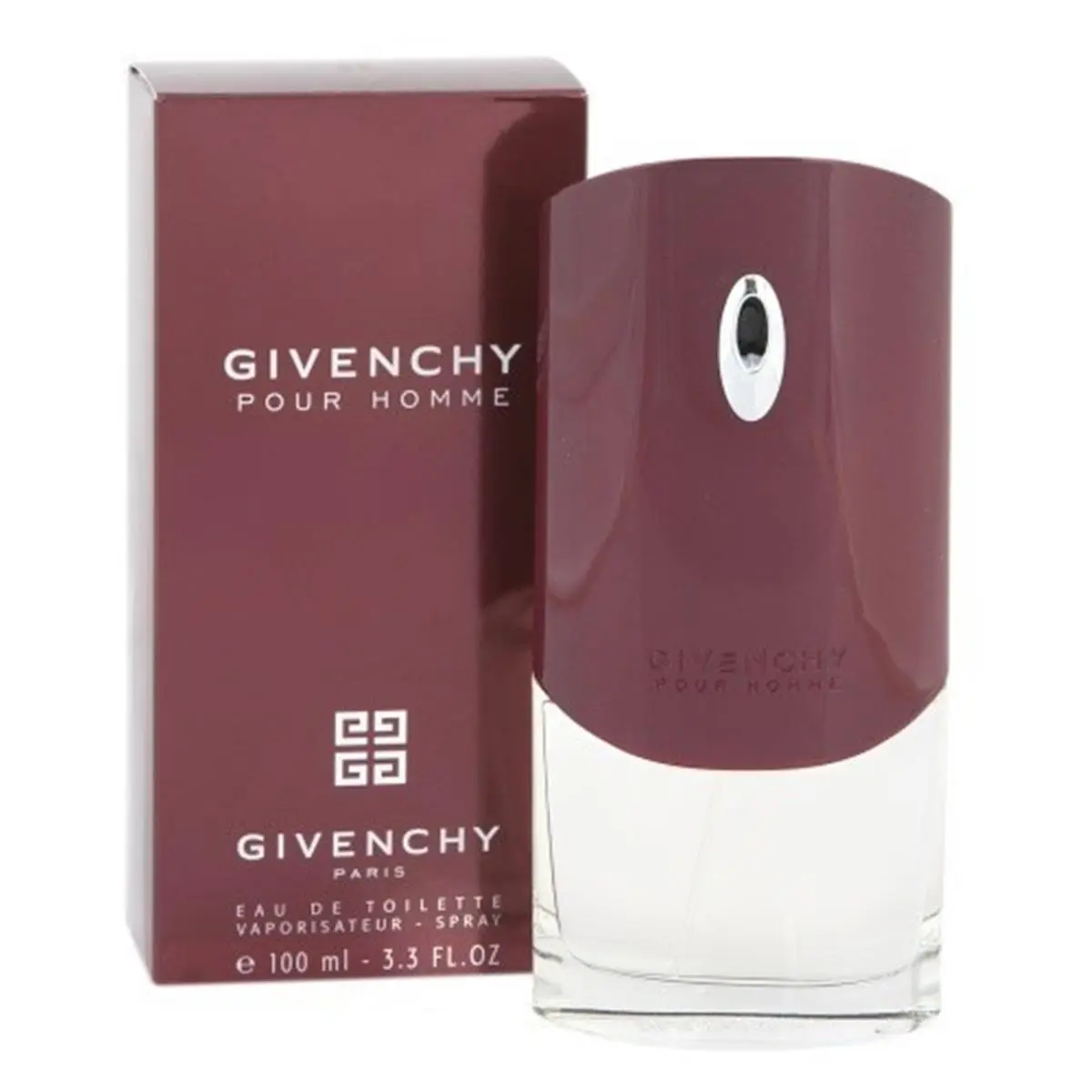 Givenchy Pour Homme Eau De Toilette Spray for Men, 3.3 oz, Instant Cooling and Refreshing Action, Long Lasting, Versatile Grooming Spray, Cooling Men's Fragrance