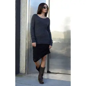 John Galt Women's Gray Collette Sweater